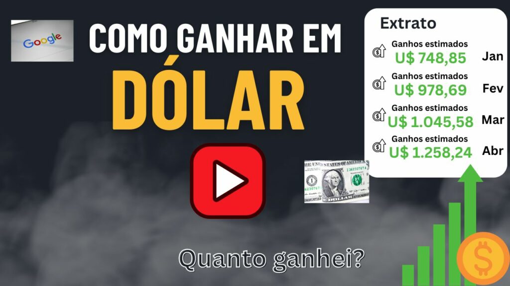 ganhar em dolar
